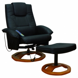fauteuil massant électrique noire