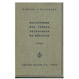 livre dictionnaire des termes techniques de medecine