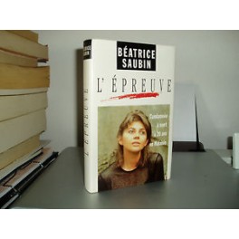 livre l'épreuve de béatrice saubin livre l'épreuve de béatrice saubin