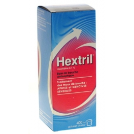 bain de bouche hextril antiseptique 400 ml 