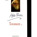 livre testament abbe pierre