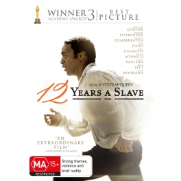 dvd 12 years a slave 3 oscars
