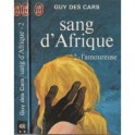 livre sang d'afrique l'amoureuse guy des cars