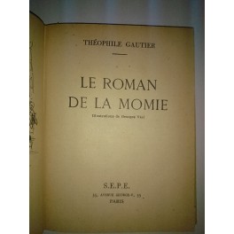 livre le roman de la momie