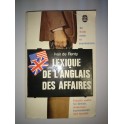 livre lexique de l'anglais des affaires
