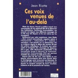 livre ces voix venues de l'au-delà