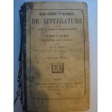 livre cours critique et historique de littérature