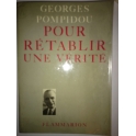 livre pour rétablir une vérité