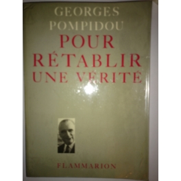 livre pour rétablir une vérité