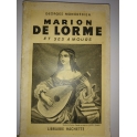 livre marion de lorme et ses amours