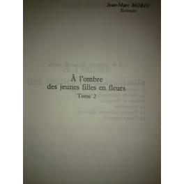 livre à l'ombre des jeunes filles en fleurs