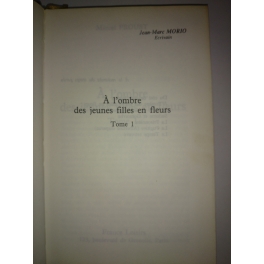 livre à l'ombre des jeunes filles en fleurs tome 1